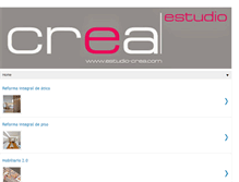 Tablet Screenshot of estudio-crea.com